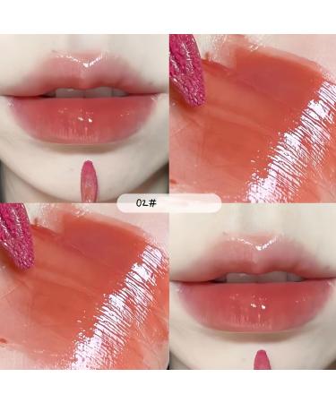 5pcs Mirror Water Lip Gloss Set - Cute Bear Jelly Lipstick Moisturizing Long Lasting Korean Style Liquid Lipstick Multicolor Hydrating Lip Stain Gift Set - Buy Online on GoSupps.com