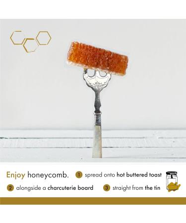 Scottish Heather Honeycomb 200g - Raw & Natural from The Scottish Bee Company - Buy Online on GoSupps.com