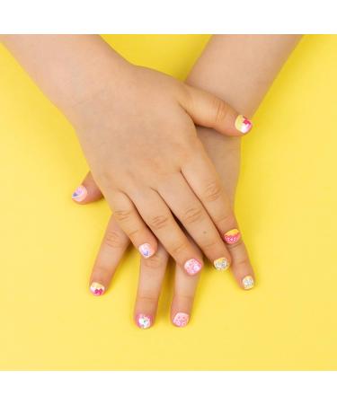 Non-Toxic Nail Wraps for Kids 3+ Years | Long Lasting & Safe Nail Stickers for Girls - 30 Stickers - Buy Online on GoSupps.com