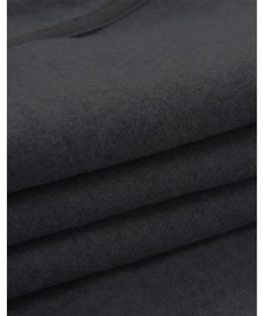 Soluo Womens Zip Up Cropped Hoodie Jackets Sweatshirts Drawstring Crop Hooded Jacket Top Fashion Casual Fleece Coat Outwear Dark Grey Small - Buy Online on GoSupps.com