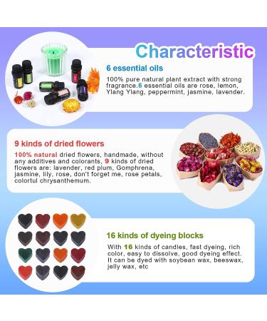 Candle Making Kit with Soy Wax, Essential Oils, Candle Tins - DIY Arts and Crafts Supplies - Buy Online on GoSupps.com