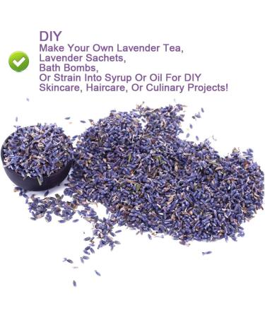 Plant Gift Dried Lavender Flowers 40G/1.41oz - Premium Grade. Perfect for Tea Lavender Tea Baking Baths. Fresh Fragrance. Gluten-Free Non-GMO - Buy Online on GoSupps.com