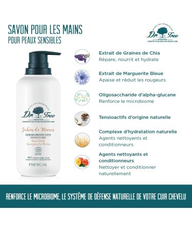 Dr.Tree | Dermoprotective Hand Soap for Sensitive Skin | Cleanses and Restores Skin Barrier | 99% Natural Ingredients | 200ml - Buy Online on GoSupps.com
