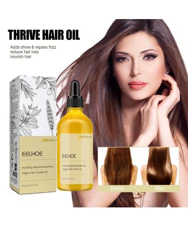 Veganic Natural Hair Growth Oil with Rosemary | Vegan & Organic Solution for Thin Dry Damaged Hair - Buy Online on GoSupps.com