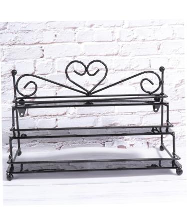  minkissy minkissy Nail Polish Storage Rack - Nail Polish Storage Holder - Wrought Iron Lipstick Shelf - Buy Online on GoSupps.com