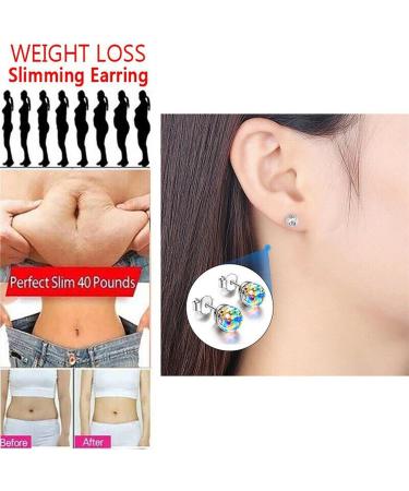 Magnetic Slimming Earrings Magnetic Ear Ornament Acupressure Weight Loss Earring Stimulating Acupoina Zunis Acupressure Earrings For Weight Loss Lymph Drainage Earrings Gifts 2pair - Buy Online on GoSupps.com