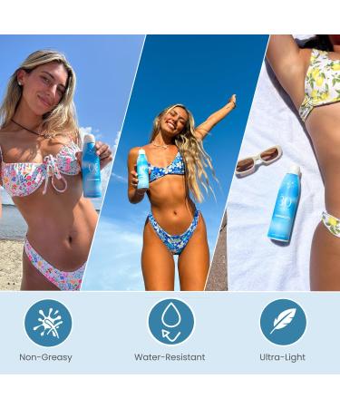 Florida Glow SPF 15 Sunscreen Spray - Broad Spectrum Water Resistant PABA & Oxybenzone Free - Compliant with Hawaii 104 & Florida Keys (5.5 Fl Oz - Buy Online on GoSupps.com