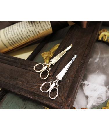 Yueton 4pcs Gold & Silver Scissors Hair Clips - Bride Headwear Bobby Pins - Buy Online on GoSupps.com