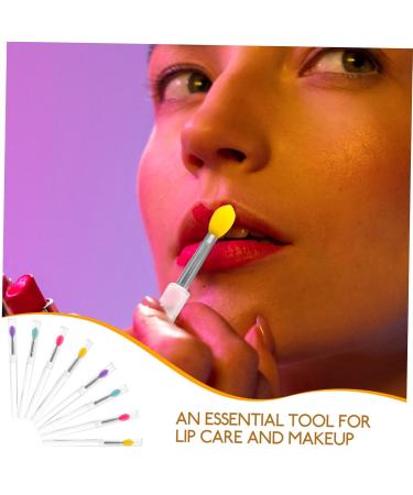 24 Pcs Lipstick Brush Set - Silicone Lip & Eye Makeup Applicators | Ideal for Women s Makeup Tools - Buy Online on GoSupps.com