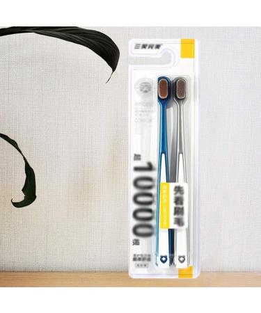 Zumaha Ultra-Like Manual Spinbrush Toothbrush Pack - 2 Sauber Brown & Silver 10 000 Bristles for Adults Pregnancy & Juniors - Buy Online on GoSupps.com