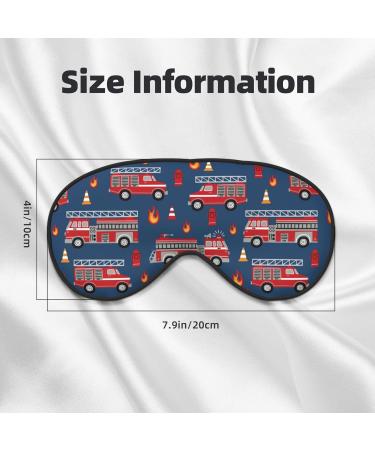 Buy Fire Truck 1 Sleep Mask - Adjustable Double-Sided Soft Eye Covers for Perfect Sleep & Reduced Eye Edema - International Shipping Available - Buy Online on GoSupps.com