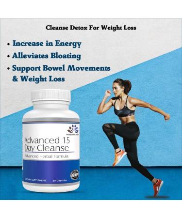 Colon Cleanse Detox Pills for Men & Women | 15-Day Probiotics Supplement for Healthy Bowel Movements | 30 Capsules - Buy Online on GoSupps.com