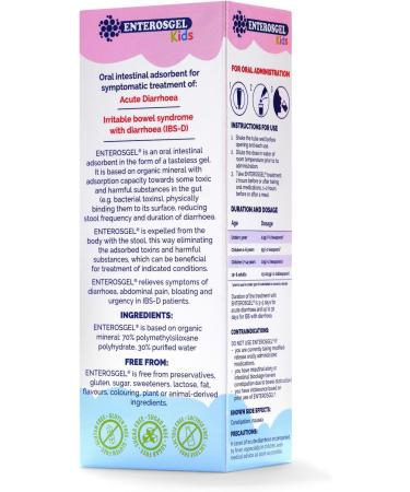 Enterosgel 90g Kids Design - Diarrhoea Relief for Children | Pediatric Digestive Health Support - Buy Online on GoSupps.com