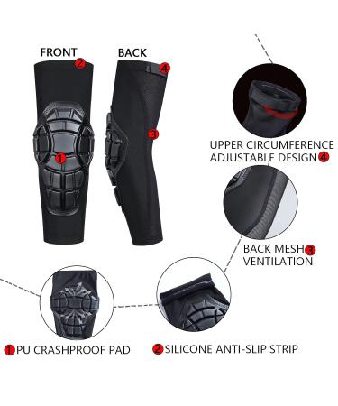 Kids Padded Arm Elbow Sleeve - Compression Protective Gear for Ages 3-15 - Buy Online on GoSupps.com