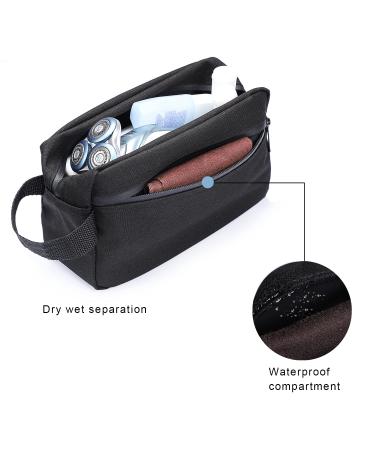 Etercycle Toiletry Bag for Men  Portable Travel Toiletry Organizer Bag Shaving Bag for Toiletries Accessories (Black) - Buy Online on GoSupps.com