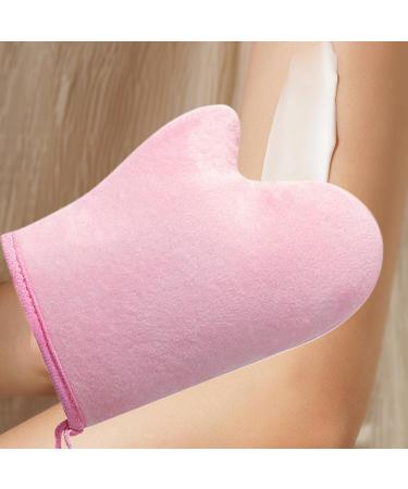 Auto-Bronzant Mouchevoir Pour Lotion Autobronzante | Applicateur Flock Lavable En Machine R utilisable Avec Pouce Pour Cr mes Spray Mousse Corps Visage Femmes Rose - Buy Online on GoSupps.com