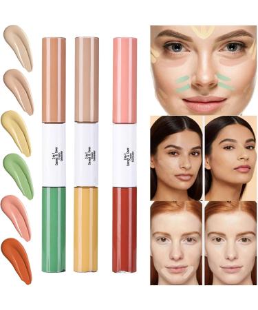 Zegaqae Liquid Concealer Make Up Covering Makeup Concealer 3 Pack Sweatproof Cosmetics Everyday Contouring Solution - Buy Online on GoSupps.com