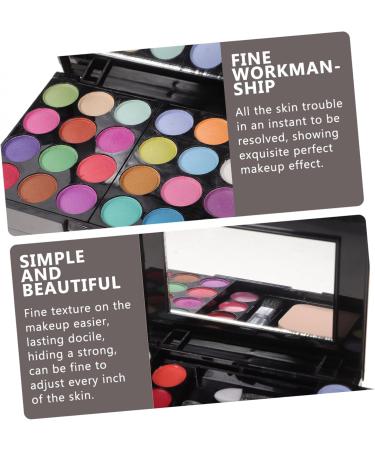 FRCOLOR 24 4 MakeUp Blush MakeUp Lipstick Eyeshadow Palette Makeup Kit Lip Gloss Eyeshadow medium as shown - Buy Online on GoSupps.com