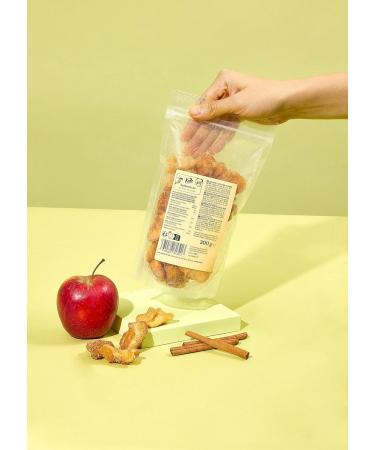 KoRo - Apfelst cke mit Zimt und Zucker 1 kg - Fruchtig-s ßer Snack aus pfeln in Vorteilspackung - Buy Online on GoSupps.com