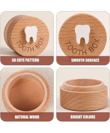 LUTER 3D Wooden Tooth Fairy Box - Cute Keepsake Tooth Holder for Boys and Girls - Buy Online on GoSupps.com