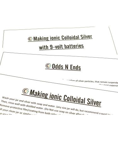 Colloidal Silver Generator - (99.99%) .9999 Silver - Just Add Water and a Jar - Buy Online on GoSupps.com