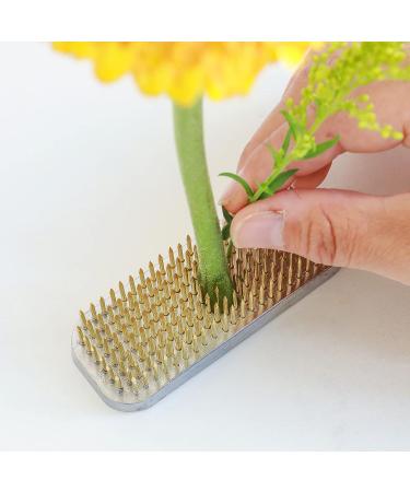 Wazakura Japanese Ikebana Kenzan 3.4 Long Rectangular Brass Flower Holder - Made in Japan - Buy Online on GoSupps.com