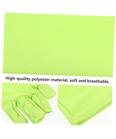 FRCOLOR 1 Pair Nail Gloves UV Protection Gloves Gloves UV Nail Gloves Manicure Accessories Nail Art Gloves Hands Glove Mj03 Green Polyester Nail Lamp Fingerless Manicure Gloves - Buy Online on GoSupps.com