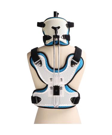 Nsxayiwe Cervical Traction Device - Adjustable Head & Neck Support for Adults | Breathable V-Shaped Shoulder Straps - Buy Online on GoSupps.com
