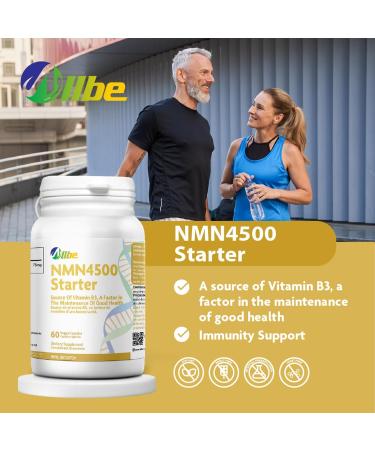 ALLBE NMN 4500 Starter Capsules 12 Packs of 60 Nicotinamide Mononucleotide 75 mg Servings NAD+ Booster Supplement for Cellular Energy Metabolism Immunity and Healthy Aging (1 Pack x 60 Capsules) 60 count (Pack of 12) Nmn 4500 (75mg) - Buy Online on GoSupps.com