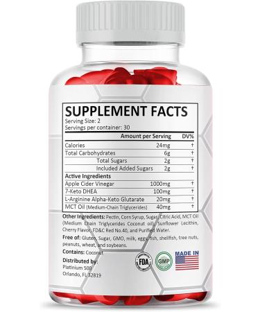 Gold Nutra (2 Pack) Simpli Health ACV Keto Gummies Maximum Strength - Buy Online on GoSupps.com