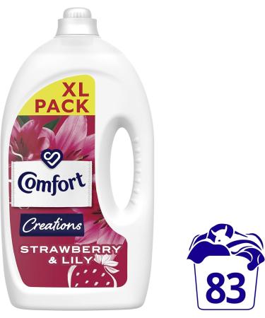 Comfort Creations Strawberry & Lily Fabric Conditioner - 100 Days of Freshness, 83 washes - 2490ml - Buy Online on GoSupps.com