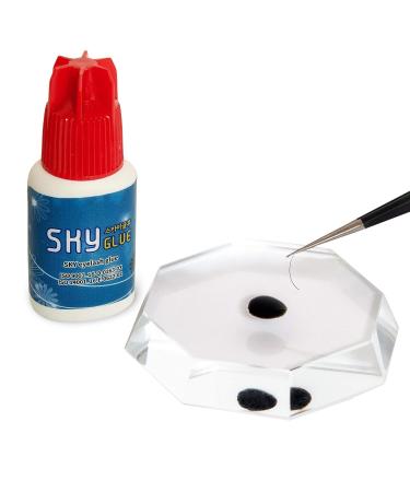Stacy Lash Sky S+ Black Adhesive 5ml - 1-2 Sec Dry Time - 7 Weeks Retention - Professional Grade Eyelash Extension Glue - Buy Online on GoSupps.com
