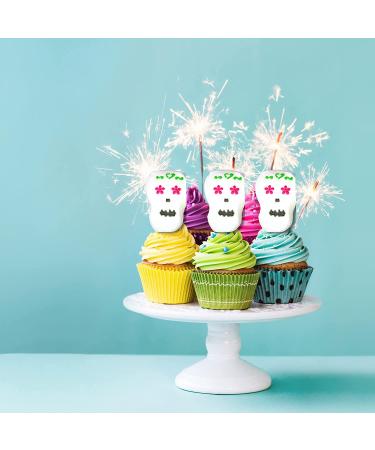 3 Packs Halloween Peeps Marshmallow Candy - Festive Sugar Skulls Party Favors for Baking DIY - 9 Pieces Per Pack - Buy Online on GoSupps.com