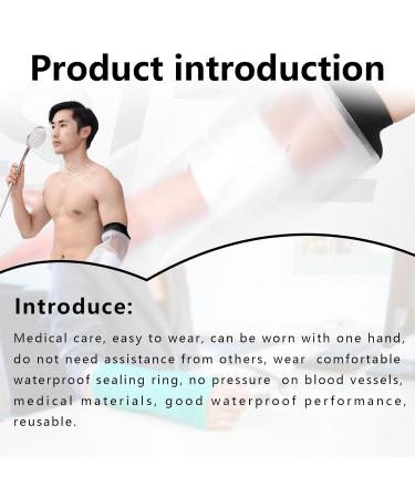 Waterproof Arm Cover 30cmx22cm - Reusable & Soft Cast Protector for Shower - Adult & Kids - Buy Online on GoSupps.com