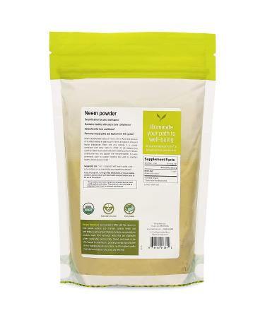 Organic Neem Powder - Ayurvedic Herb for Skin & Blood Health | 1 lb | Non-GMO Vegan - Buy Online on GoSupps.com