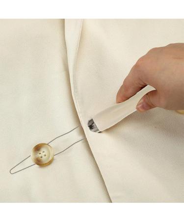 Higyee Button Disory Tool - Ergonomic Button Hook for Disabled & Seniors | Plastic White for Ari e Dress - Buy Online on GoSupps.com