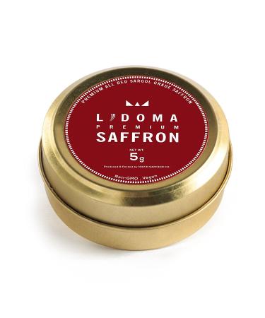 Lidoma Premium All Red Coup Spanish Saffron (5.0 Grams ( 0.17 oz )) 5 Gram (Pack of 1)