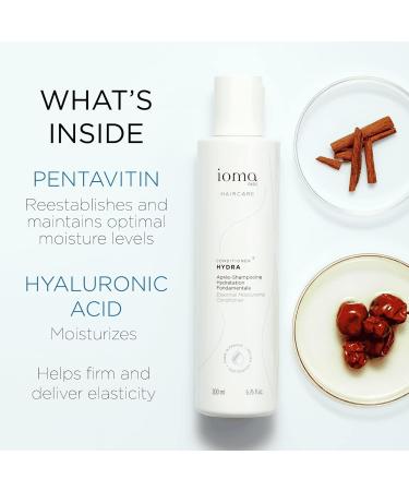 IOMA Paris Haircare - HYDRA Essential Moisturizing Conditioner 200ml | Hydration & Detangler for Healthy Hair - International Shipping Available - Buy Online on GoSupps.com