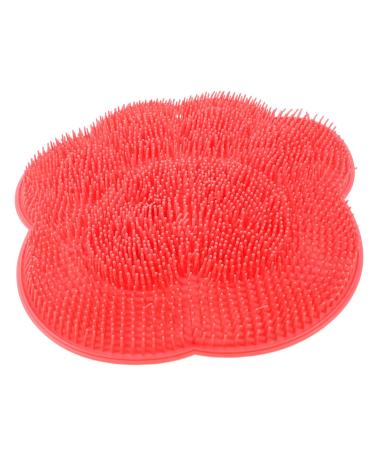 Tapis De Gommage Exfoliant Avec Ventouses Antid rapantes Mat De Pour Soins limination Des Peaux Mortes Massage Relaxant Et Nettoyage
