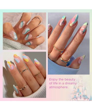 Spring Summer Pastel Gel Nail Polish Kit - 20 Trend Colors + Top & Base Coat - MEFA Macaron Series for Women - Buy Online on GoSupps.com