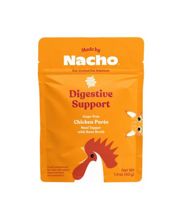 Made by Nacho Digestive Support Cage-Free Chicken Puree Meal Topper with Bone Broth (36 Count)