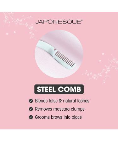 JAPONESQUE False Lash Applicator Tweezers with Stainless Steel Comb - Buy Online on GoSupps.com