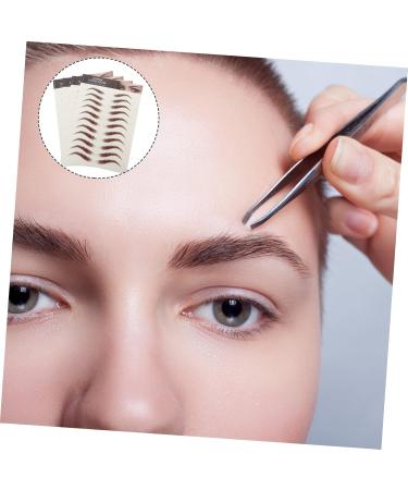 FOMIYES 20 Sheets Waterproof Eyebrow Stickers Decals Hair 4d Imitation Eyebrow Sticker Artificial Tool 3d - Buy Online on GoSupps.com