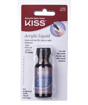 Kiss Acrylic Liquid For Nails and Tips 0.5 Ounce (14ml) BK126 (1 PACK) 0.5 Fl Oz (Pack of 1)