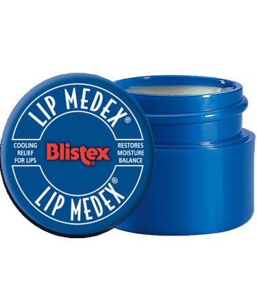 Blistex Lip Medex Lip Balm 0.38 Ounce Jar Pack Of 12 Medicated Lip Balm & Cooling Lip Care Lip Moisturizer For Dry Cracked Lips Fast Relief For Sore Lips Medicated Lip Balm 0.38 Ounce (Pack of 12) - Buy Online on GoSupps.com