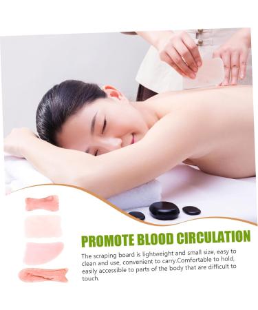 FRCOLOR 16 STK Gua Sha Tools - Pink Stone Trigger Point Massage Board & Scraping Tools for Relaxation | International Shipping Available - Buy Online on GoSupps.com