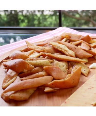 Manos Authentic Pita Chip Strips - Healthy Thin Snackable Bite Sized Chips - Lightly Salted (5 Pack, 6.5oz) - Buy Online on GoSupps.com