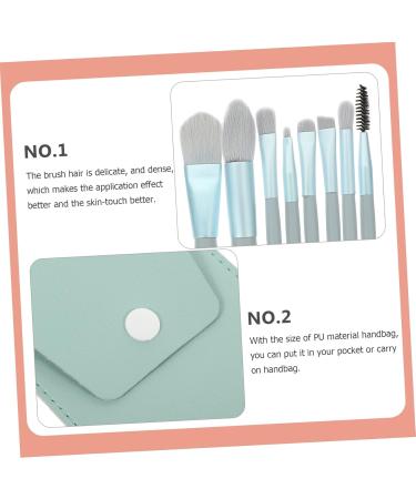 minkissy 2 Sets Travel Makeup Foundation Brush for Makeup Eyeshadow Brush Cosmetic Brush Mini Makeup Ladies Suits Lip Brush Girls Beauty Miss Morandi Wooden Handle Fiber Wool - Buy Online on GoSupps.com