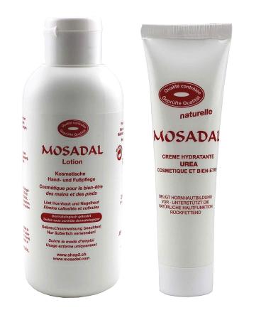 Mosadal cosmetic hand and foot care set 2 partially - consisting of 1x Mosadal lotion 250 ml and 1x Mosadal cream hydraulic urea 100 ml