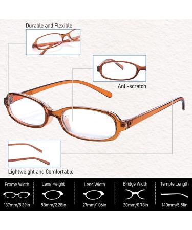 Siphew Blue Light Filter Glasses - Unisex Anti-Blue Light Gaming Glasses for Men & Women - Stylish Brown Design - Buy Online on GoSupps.com